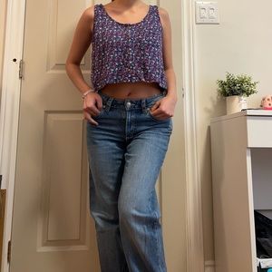 Charlotte Russe Flower Crop Top